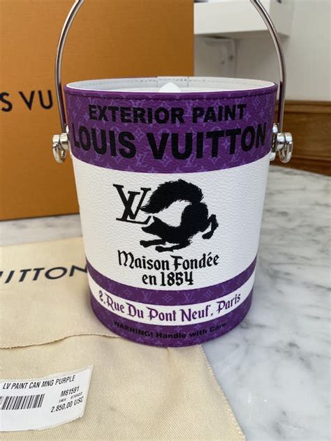 Nice Drip: Louis Vuitton Launches ,100 Paint Can Bag